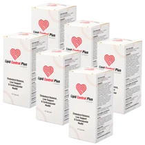 Paquete de seis botellas de Lipid Control Plus (Oferta Óptima)