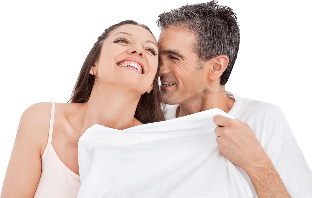 Pareja joven y feliz, representando la vitalidad